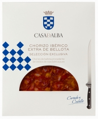 Chorizo Ibérico de Bellota cortado a mano Casa de Alba