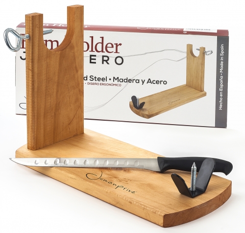 Jamonero Banqueta y cuchillo Steelblade imagen #1