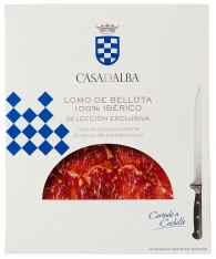 Lomo Ibérico de Bellota cortado a mano Casa de Alba 