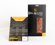 Salchichón Cular Extra Ibérico Bellota Don Agustín loncheado