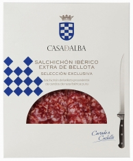 Salchichón Ibérico de Bellota cortado a mano Casa de Alba